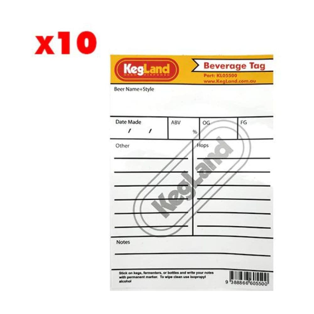 Наліпка Beverage Tag, 10 од.